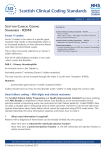 Scottish Clinical Coding Standards