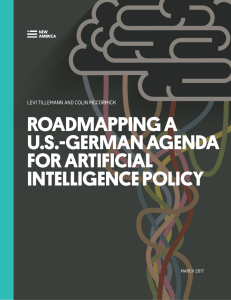 roadmapping a us-german agenda for artificial intelligence policy