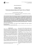 Original Paper Psychoneuroimmunology and Cancer: Fact or Fiction?