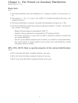 Chapter 3 - The Normal (or Gaussian) Distribution