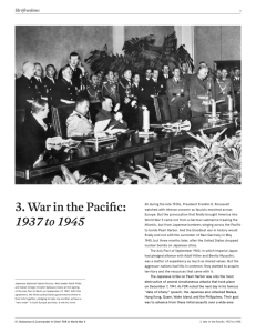 3. War in the Pacific: 1937 to 1945