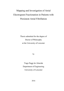 Mapping and Investigation of Atrial Electrogram Fractionation in