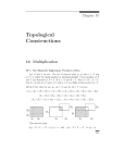 Chapter IV. Topological Constructions