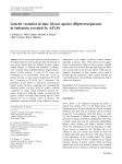 Genetic variation in nineShoreaspecies (Dipterocarpaceae) in