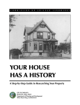 Your House Has A History