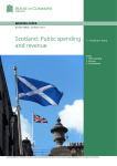 Scotland: Public spending and revenue