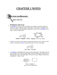 Chapter 1 Notes - Clinton Public Schools