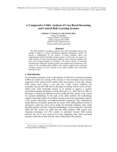 A Comparative Utility Analysis of Case