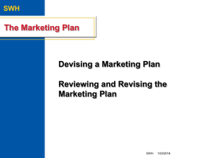 The Marketing Plan