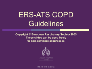 ERS-ATS COPD Guidelines