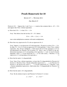 Proofs Homework Set 10