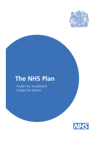 The NHS Plan