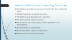 Mutual / Self-Induction * Learning Outcomes