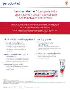 - parodontax™ toothpaste Professional