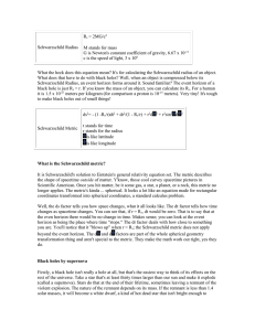 Schwarzschild Radius