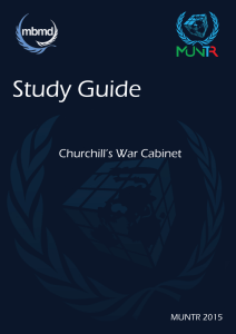 Churchill`s War Cabinet – MUNTR 2015