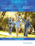 Cancer Research Program brochure