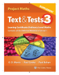 Texts and Tests 3