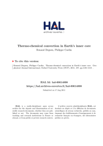 Thermo-chemical convection in Earth`s inner core