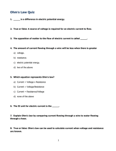 Ohm`s Law Quiz - cloudfront.net