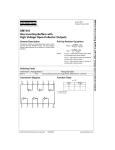 DM7416 Hex Inverting Buffers with High Voltage Open