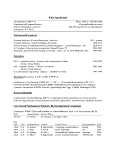 Filip Jagodzinski - WWU Computer Science Faculty Web Pages