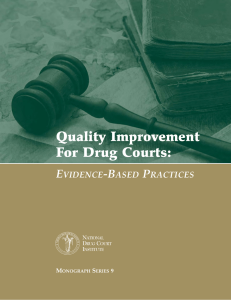 Quality Improvement for Drug Courts