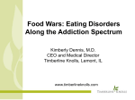 Food Wars: Eating Disorders Along the Addiction Spectrum