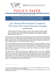 Can Ukraine Mimic Poland`s Transition? The Limits of Its Latest