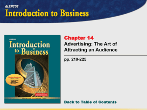 Introduction to Business - Reading Community Schools