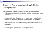 The Management of Business Logistics Chapter 2