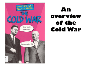 The Cold War - World History