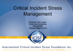 Critical Incident Stress Management