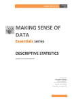 Making sense of data - "essentials" series