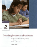 Describing Location in a Distribution