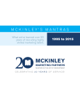 mckinley`s mantras - McKinley Marketing Partners