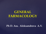 GENERAL FARMACOLOGY