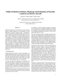 Online Prediction of Battery Discharge and Estimation