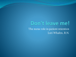 Don*t leave me! - Midwest Reproductive Symposium