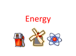 Chemical potential energy → electrical energy