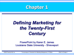 kotler01exs-Defining Marketing for the Twenty