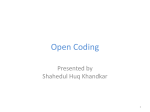 Open Coding
