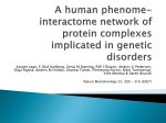 A human phenome-interactome network of protein complexes