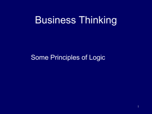 Some Principles of Logic
