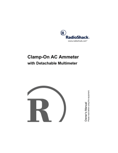 Clamp-On AC Ammeter