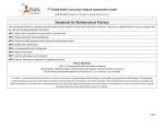 Standards for Mathematical Practice