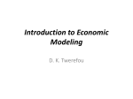 Using Survey Data in Economic Modelling and Preparing for Analysis-
