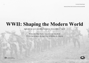 WWII: Shaping the Modern World