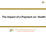 The Impact of e-Payment on: Health