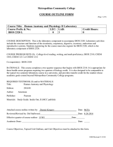 Human Anatomy and Physiology II - Metropolitan Community College